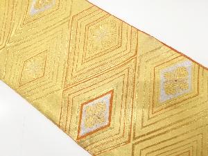 アンティーク　花菱模様織り出し袋帯（材料）